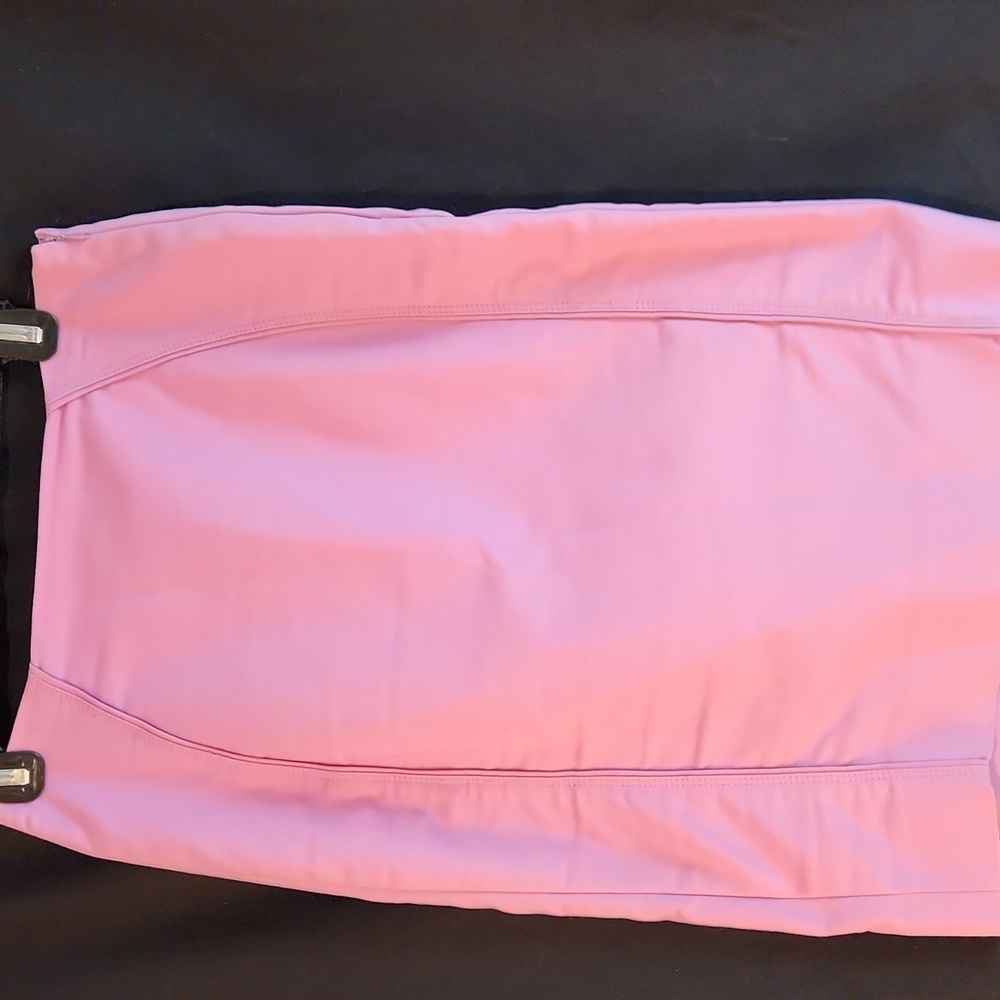 White House Black Market brand purple stretch pencil skirt with liner. Size 0.